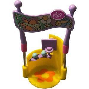 Vintage Polly Pocket Lets Win Fair Duck Game Middle Replacement